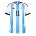 Lacne Muži Futbalové dres Argentína Angel Di Maria #11 MS 2022 Krátky Rukáv - Domáci